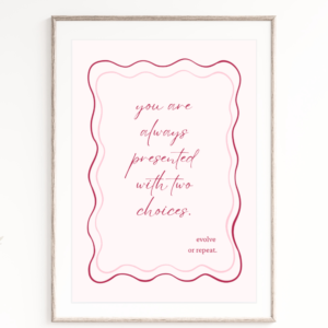 "You are always presented" - Pink - Digital Download