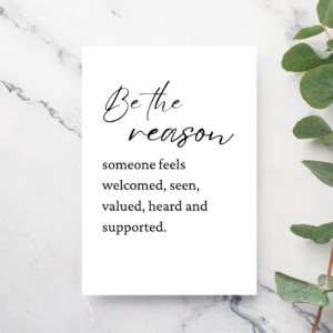 “Be the Reason” – Digital Download